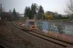 Der Abzweig Püchauer Str. der die Anbindung der Dresdner Stecke  an die Zwickauer Strecke realisiert, ermöglichte es , Zügen  von Dresden nach Frankfurt (Main) durchfahren zu lassen. 29.03.2014  11:34  Uhr  Leipzig.