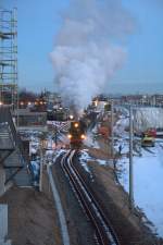 Ausfahrt in Radebeul Ost 06.02.2013  17:28 Uhr