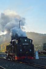 99 1772-5 rangiert in Cranzahl an P 1009 am 24.10.2015