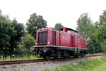 V100 1200 im Bahnhof Zollhaus/Blumberg am 23.07.2016