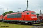 103 233-3 an der Drehscheibe im DB Museum Koblenz beim Sommerfest am 13.06.2015