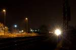 S1 nähert sich der Autobahnbrücke bei Dresden Trachau.