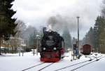 99 7247-2 beim Umfahren ihres Zuges in Drei-Annen-Hohne am 03.04.2015.(2)