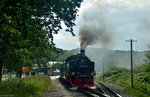 99 1781-6 bei der Ausfahrt mit P 222 aus Sellin Ost am 19.07.2016