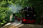 99 1781-6 auf Bergfahrt mit P 227 am 19.07.2016 vor dem Hp.Jagdschloß