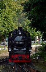 99 1781-6 beim Umsetzen in Binz LB am 19.07.2016