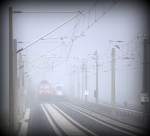 Der  erste Herbstnebel in Radebeul West  am 27.03.2013  08.08 Uhr