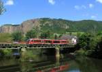 642 xxx bei der Einfahrt in Bad Mnster am Stein am 31.Mai.2014