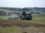 John Deere 8360 RT in der N�he von Baldereck am 16.8.13