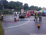 Feuerwehr-Rettung-�bungsvorstellung beim Stadtteilfest & Blaulichttag in Bergen auf R�gen am 29.6.13
