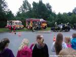 Feuerwehr-Rettung-�bungsvorstellung beim Stadtteilfest & Blaulichttag in Bergen auf R�gen am 29.6.13