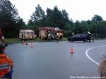 Feuerwehr-Rettung-�bungsvorstellung beim Stadtteilfest & Blaulichttag in Bergen auf R�gen am 29.6.13