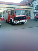 Feuerwehreinsatzfahrzeug Mercedes-Benz 1224 der freiwilligen Feuerwehr Bad D�rkheim am 11.11.2013