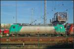DB Fernverkehr 186 135 am 07.01.2014 in Betriebswerk Berlin-Rummelsburg abgestellt.