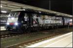 DB AutoZug ES 64 F4-032  Bosphorus Europe Express  mit dem DZ 88071 aus Basel zu mittern�chtlicher Stunde wieder in Berlin angekommen (angemietet von MRCE, NVR-Nummer: 91 80 6189 932-7 D-DISPO, Class