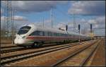 DB Fernverkehr 411 011  Hansestadt Wismar  am 07.04.2013 in Berlin Sch�nefeld Flughafen