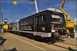 F�r Ausstellungen der Thales-Gruppe wurde der VT 420 / 626 420-3 der WEG hergerichtet.