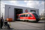 Hergerichtet wird DB 642 634 um sp�ter als RE2 nach Zittau vom Dresdner Hauptbahnhof zu fahren (gesehen Dresden-Altstadt 02.04.2011)