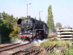 44 1486 beschleunigt beim Dampflokfest September 2006