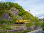   Der 125t - KIROW Gleisbauschienenkran KRC 810 T der Hering Bau (Burbach), Schweres Nebenfahrzeug Nr.