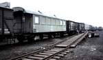 Bauzugwagen verschiedene Hannover-Leinhausen 31.03.1978.