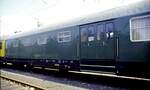 DB Messger�tewagen 61 80 99-40 013-6 Dienst �mh 281 der Bundesbahnversuchsanstalt Minden in M�nchen-Freimann am 26.06.1982.