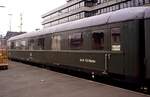 Messwagen des Dezernat 81 des Bundeszentralamts M�nchenim Hbf Hannover im April 1980.