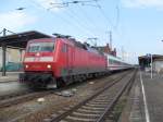 120 118 mit IC 1917 am 11.09.2011 in Stendal.
