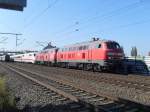 218 836 und 218 832 schleppten am 25.09.2011 ICE 402 035/808 035(G�rlitz)und 402 005/808 005 (Zwickau)von Stendal nach Berlin ab.