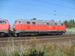 218 836 und 218 832 schleppten am 25.09.2011 ICE 402 035/808 035(G�rlitz)und 402 005/808 005 (Zwickau)von Stendal nach Berlin ab