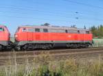 218 836 und 218 832 schleppten am 25.09.2011 ICE 402 035/808 035(G�rlitz)und 402 005/808 005 (Zwickau)von Stendal nach Berlin ab