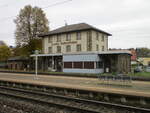 Bahnhof Pressig Rothenkirchen am 24.Oktober 2024.