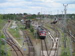 angermuende/698953/blick-auf-den-gueterbahnhof-angermuende-am Blick auf den Güterbahnhof Angermünde am 16.Mai 2020 von einer Straßenbrücke aus.