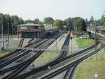 insel-rugen/859306/schmalspurbahnhof-putbus-am-20august-2024 Schmalspurbahnhof Putbus am 20.August 2024.