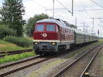 insel-rugen/859678/232-601mit-dem-strandexpress-potsdam-binzam-24august 232 601,mit dem Strandexpress Potsdam-Binz,am 24.August 2024,in Bergen/Rügen.