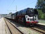 Wieder hieß es für die 01 0509 mit einem Sonderzug von Leipzig nach Putbus.Am 14.Juni 2025 durfte die 01 ab Bergen/Rügen wieder Zuglok bis Putbus sein.