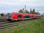 Die beiden 'Walfische' 641 015 und 641 016,am 24.Oktober 2026,in Bergen/R�gen.