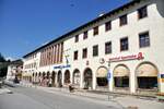 Bahnhof Berchtesgaden Straßenfront am 10.08.2022.