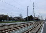 Menschen-leer war der Bahnhof Warnemünde am 12.11.2022