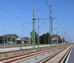 Bahnhof Warnemünde war am 18.05.2024 sehr leer