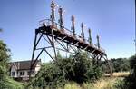 Formsignal Brücke in Bad Harzburg am 31.07.1999.