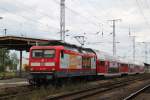 112 139-1 mit RE 17709 von Uelzen nach Halle(Saale)Hbf kurz vor der Ausfahrt im Bahnhof Stendal.23.06.2012