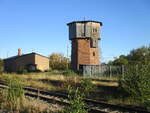 thueringen-10/830356/wasserturmam-23oktober-2023im-bahnhof-ohrdruf Wasserturm,am 23.Oktober 2023,im Bahnhof Ohrdruf.