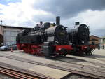 94 1692,ohne Treibstangen,und die 95 0009,am 15.Mai 2026,in der ehemaligen Einsatzstelle Sonneberg.