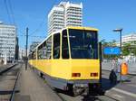 Tatra der BVG auf der Linie M4 in Berlin.