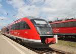 642 079-7 als RE8 von Wismar nach Tessin kurz vor der Ausfahrt im Bahnhof Wismar.30.06.2013