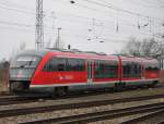 642 184-5 als RE8(RE 13122)von Tessin nach Wismar bei der Einfahrt im Rostocker Hbf.27.02.2015
