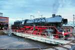 50 3648-8 bei der Nachtfotoparade auf der Drehscheibe im Bw Dresden Altstadt am 15.04.2016.