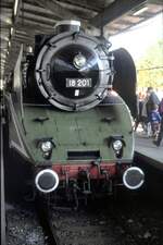 18 201 beim Jubiläum 100 Jahre DB Museum Nürnberg in Nürnberg am 16.10.1999.