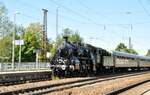 S 3/6 Nr.3873 des BEM bei den Märklin Tagen mit Sonderzug in Amstetten am 17.09.2023.